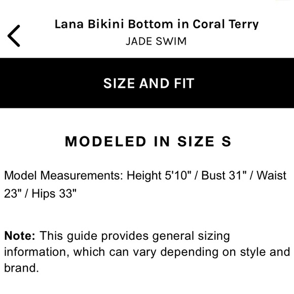 JADE SWIM ❤️‍🔥 LANA BIKINI BOTTOMS IN CORAL 🪸 TERRYCLOTH NWT SIZE LARGE - Picture 8 of 13